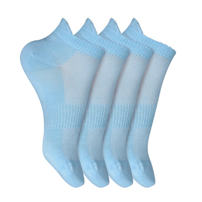 Elyfer-Pool-Blue-Bamboo-Ankle-Socks-for-Women-and-Men #color_blue