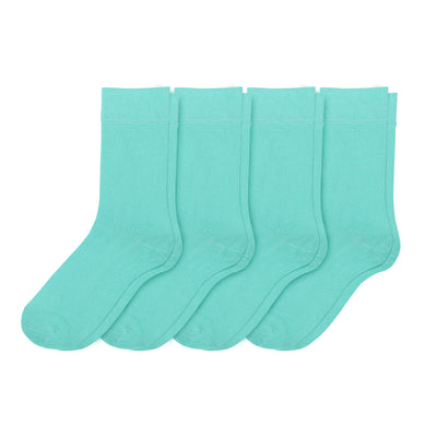 Elyfer-Socks-Mint-Green-Bamboo-Crew-Socks-for-Women #color_mint