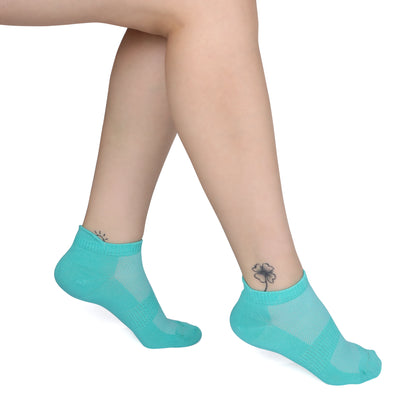 Elyfer-Mint-Green-Bamboo-Ankle-Socks-for-Women-and-Men #color_mint
