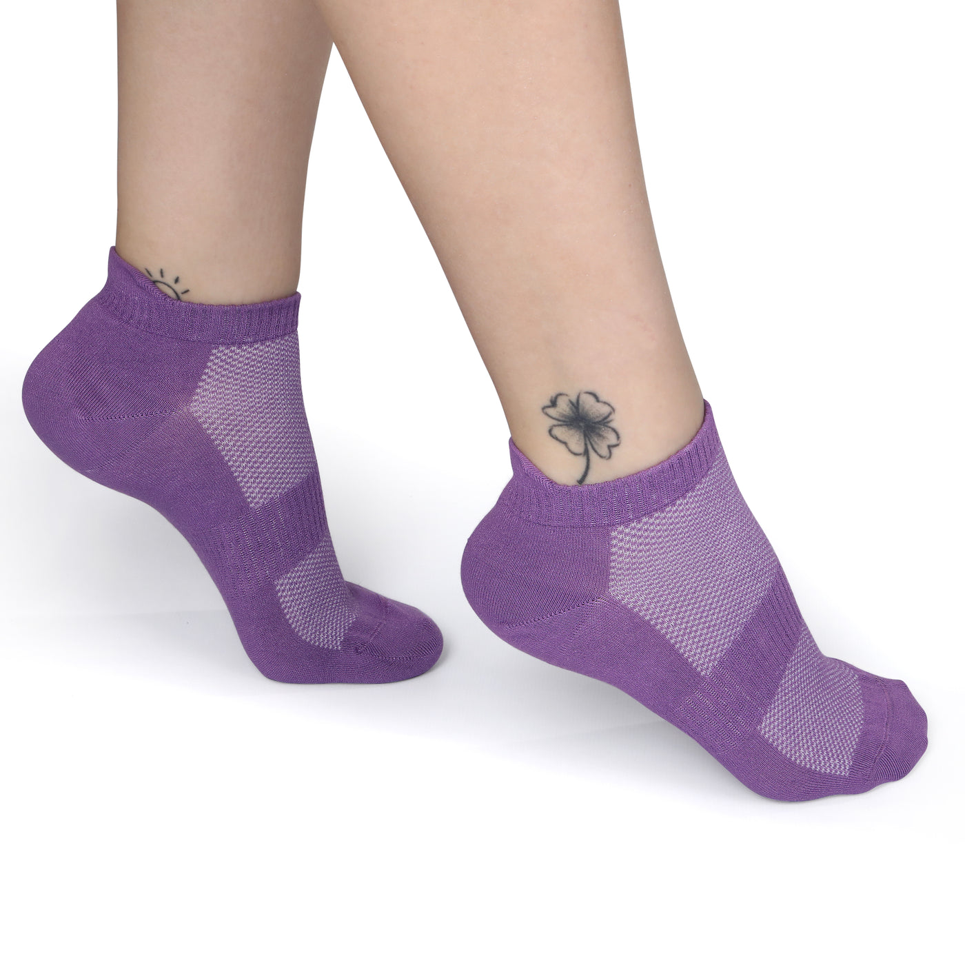 Elyfer-Purple-Bamboo-Ankle-Socks-for-Women-and-Men #color_purple