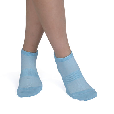 Elyfer-Pool-Blue-Bamboo-Ankle-Socks-for-Women-and-Men #color_blue