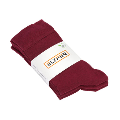 Women's Thin Bamboo Dress Socks Above Ankle #color_mix
