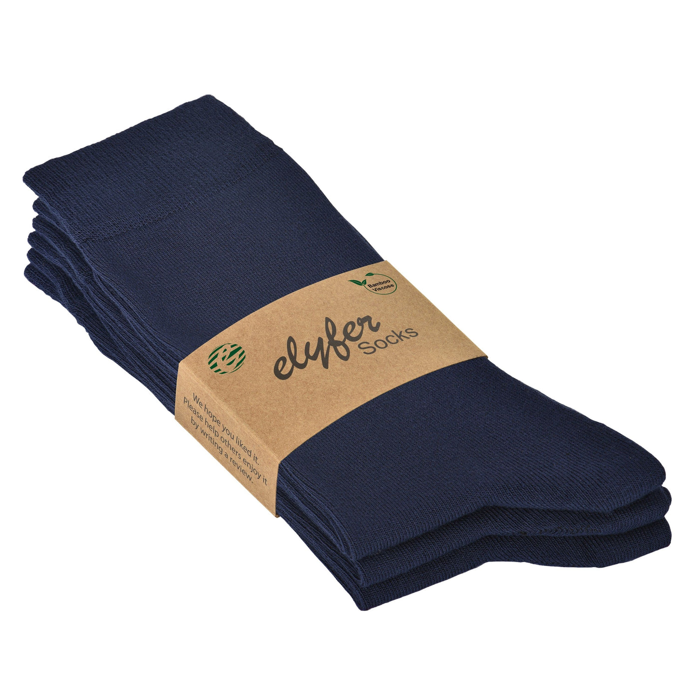 Women's Thin Bamboo Dress Socks Above Ankle - Soft #color_navy