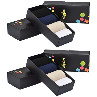Elyfer Women Soft Thin Cotton Socks #color_mix