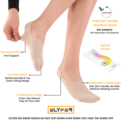 Elyfer-No-Show-Socks-for-Women#color_beige