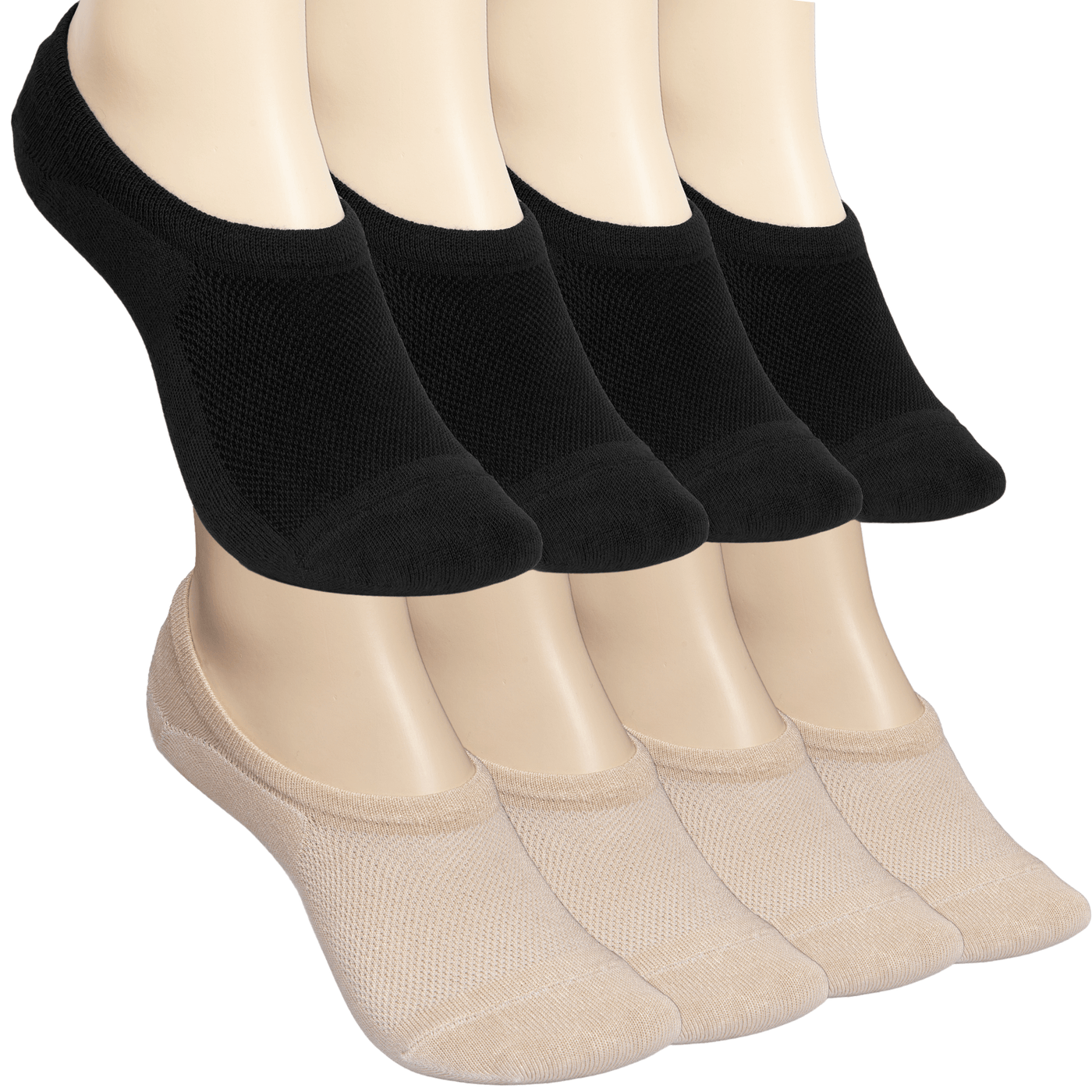 Elyfer-No-Show-Socks-for-Women#color_black-beige