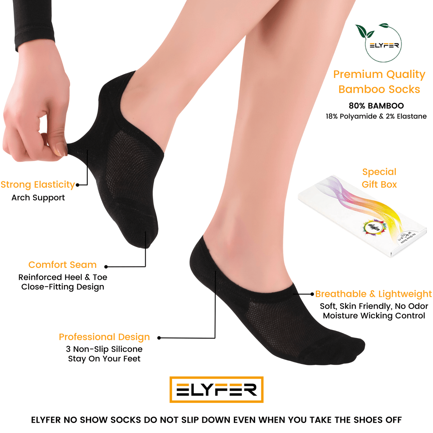Elyfer-No-Show-Socks-for-Women#color_black-white
